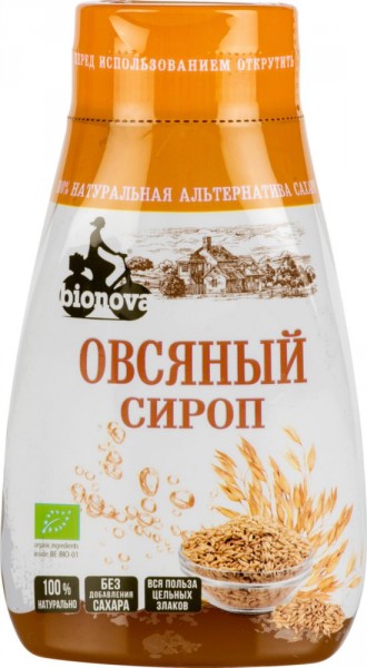 Сироп Bionova овсяный 230 г