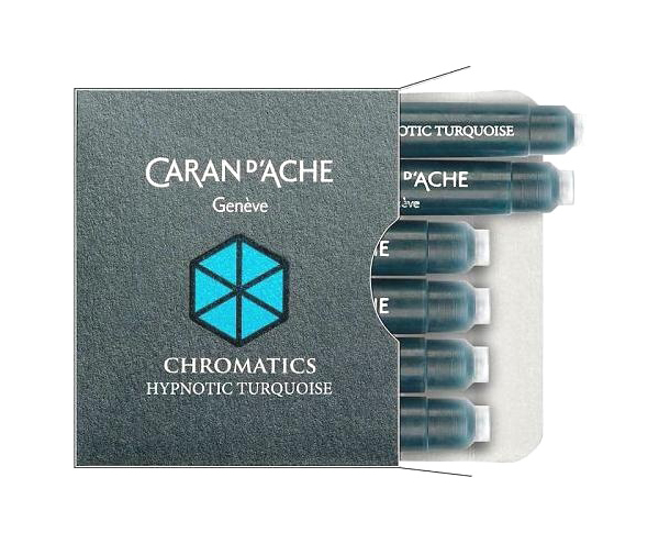 

Набор чернил Caran d’Ache 8021191 пластиковый картридж зеленые 6шт