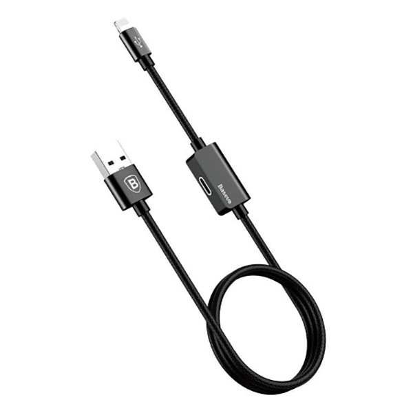 

Кабель Baseus Music series Audio Cable Lightning 1m Black