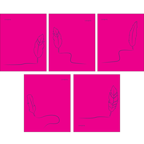 

Тетрадь TOTAL PINK (А5, 48л, клетка, скрепка), ТКФ485920