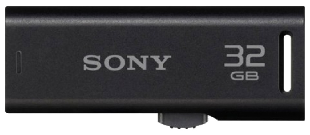 фото Флешка sony microvault r 32гб black (usm32gr/bt)