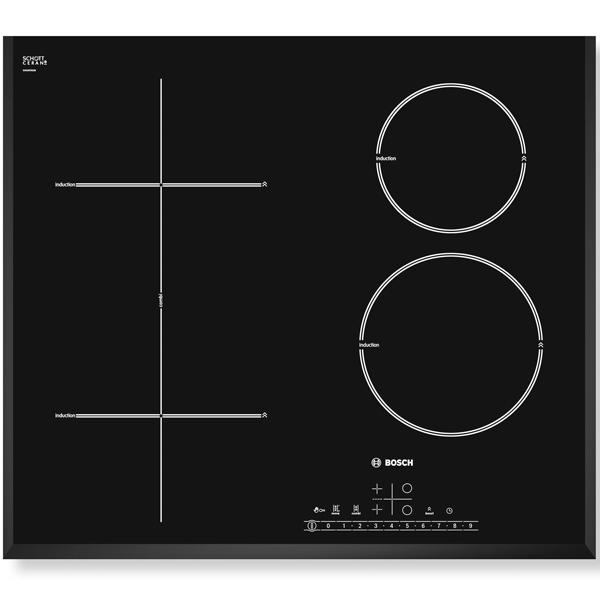 

Встраиваемая варочная панель индукционная Bosch PIT651F17E Black, Serie | 6 PIT651F17E
