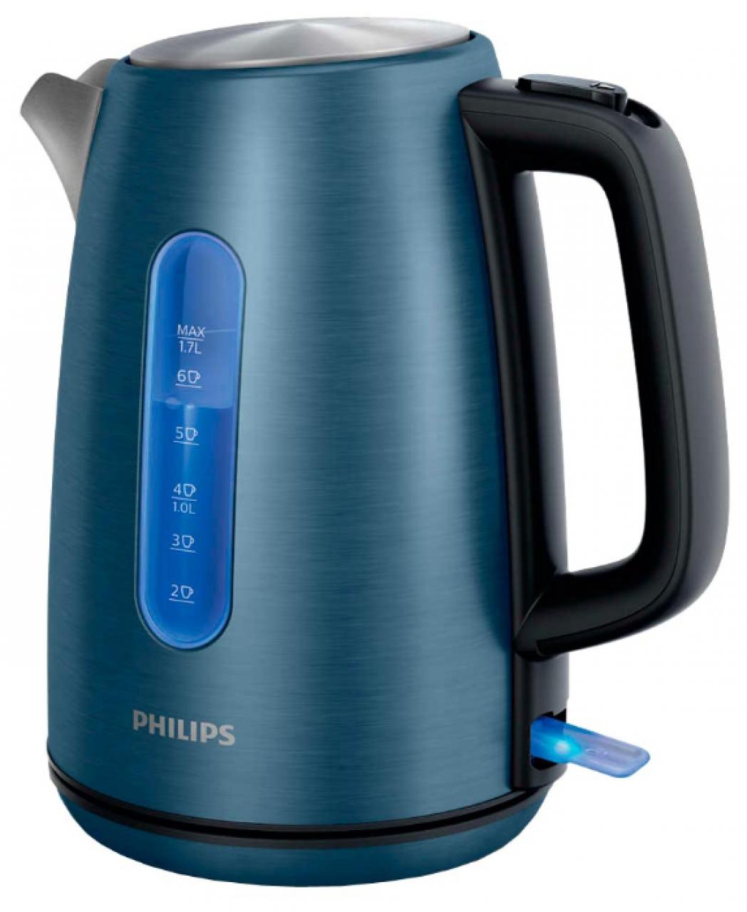 фото Чайник электрический philips hd9358/11 dark blue