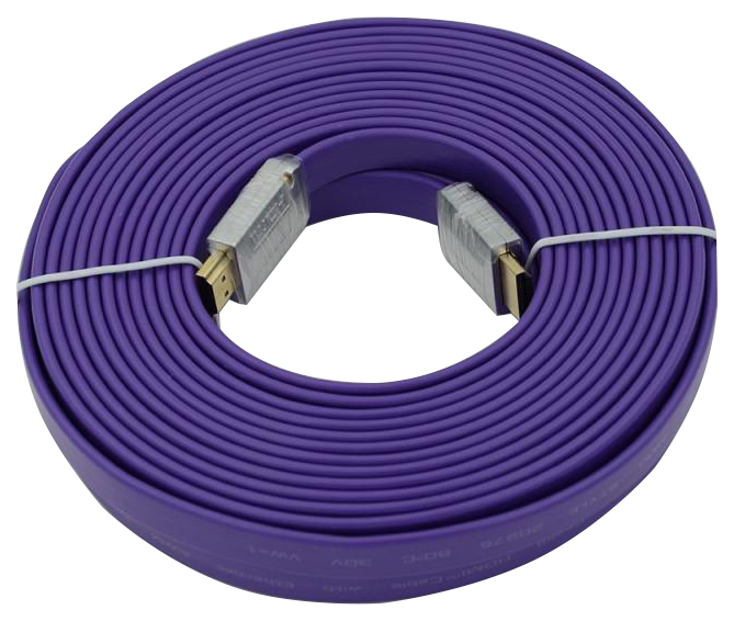 Кабель Gembird FLAT HDMI - HDMI, 10м Purple