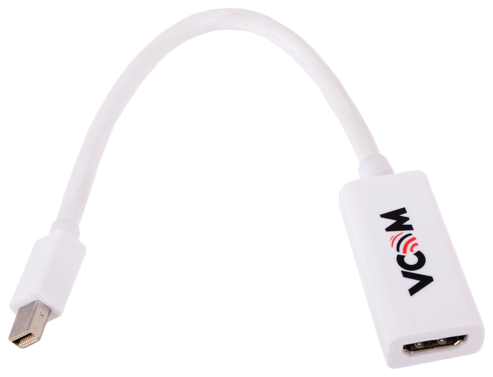 фото Адаптер vcom mini displayport-hdmi, m-f 0,2м white (vhd6055)