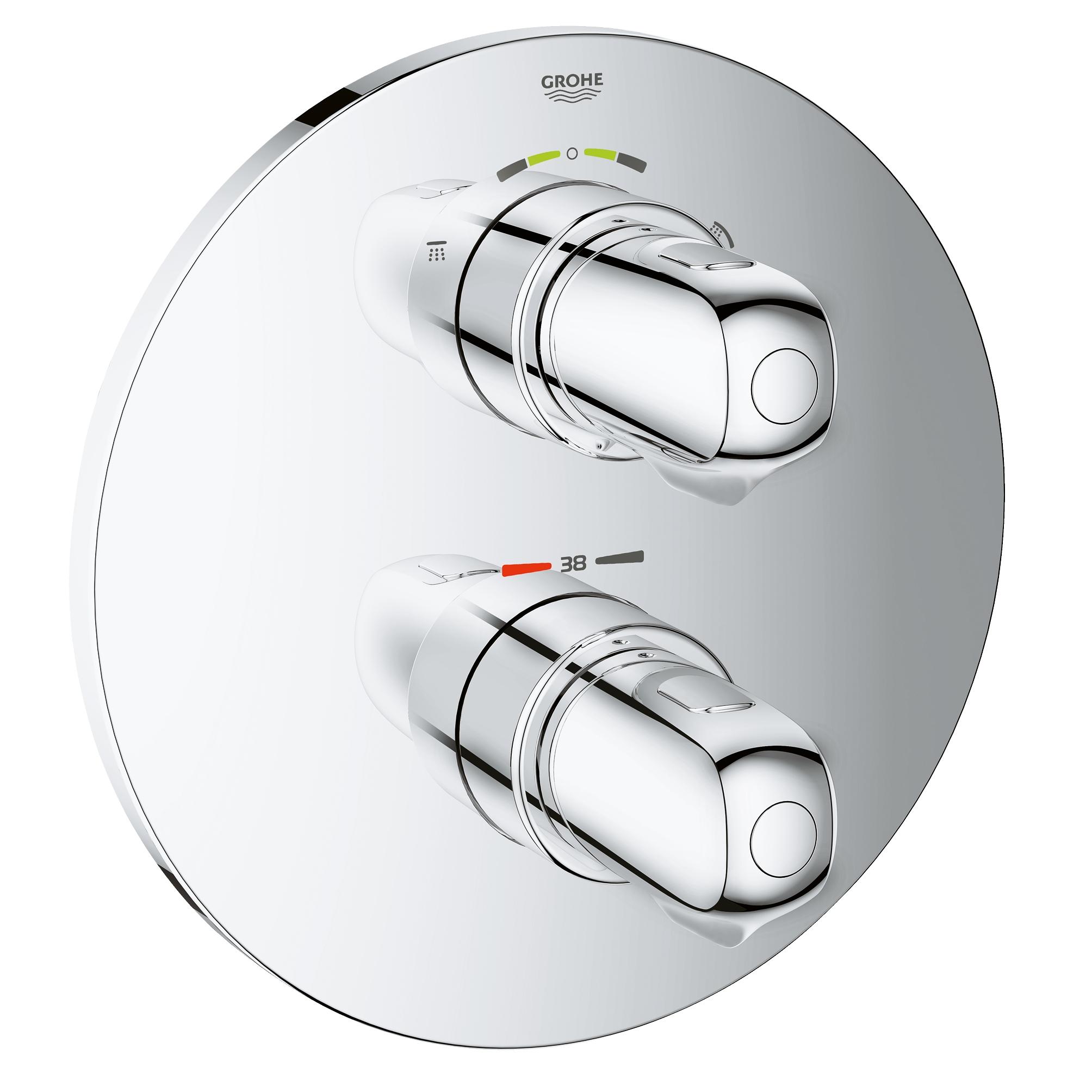 

Смеситель для встраиваемой системы Grohe Grohtherm 1000 New 19985000 серебристый