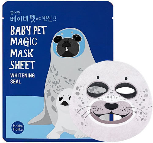 

Тканевая маска-мордочка отбеливающая HOLIKA HOLIKA Baby Pet Magic Seal, 22 мл