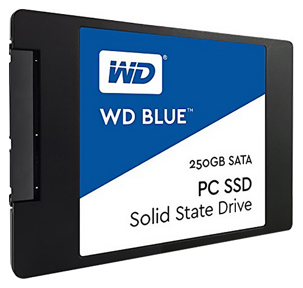 

SSD диск WD Blue 250ГБ (WDS250G1B0A), Blue