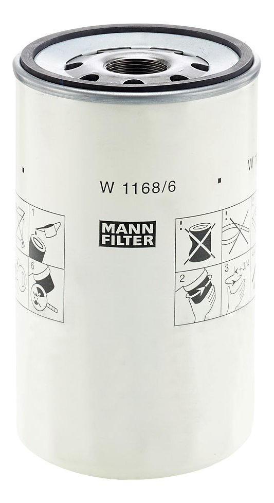 

Фильтр масляный двигателя MANN-FILTER W1168/6, фильтр масляный двигателя W1168/6