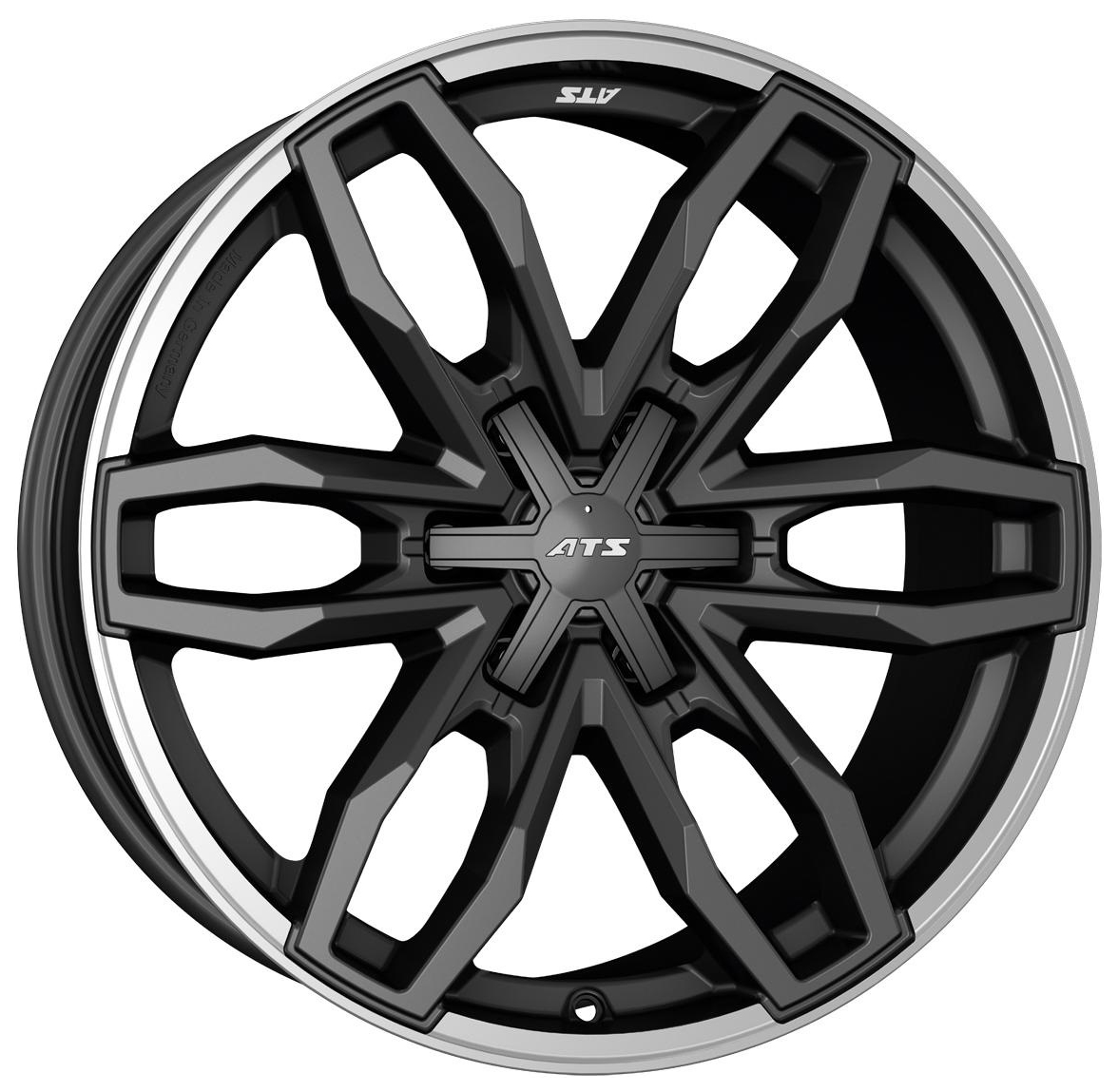 

Колесный диск ATS R20 9.5J PCD6x139.7 ET15 D106.1 (TE952015X246), Серый;черный, tE952015X24-6