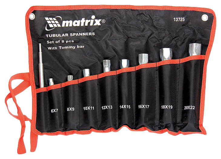 Набор торцевых ключей MATRIX 13725 набор крюков для слесарных работ matrix 11761 4 шт