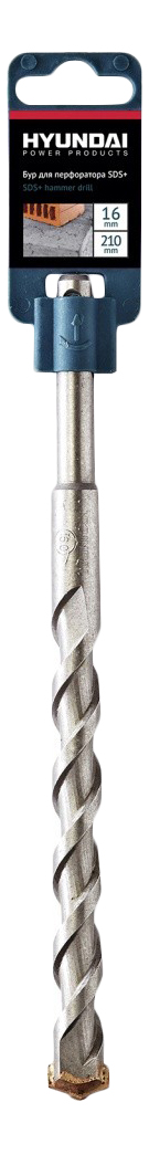 

Бур для перфоратора Hyundai SDS+ 16x210mm (10/100) 201135, SDS+ 16x210 мм