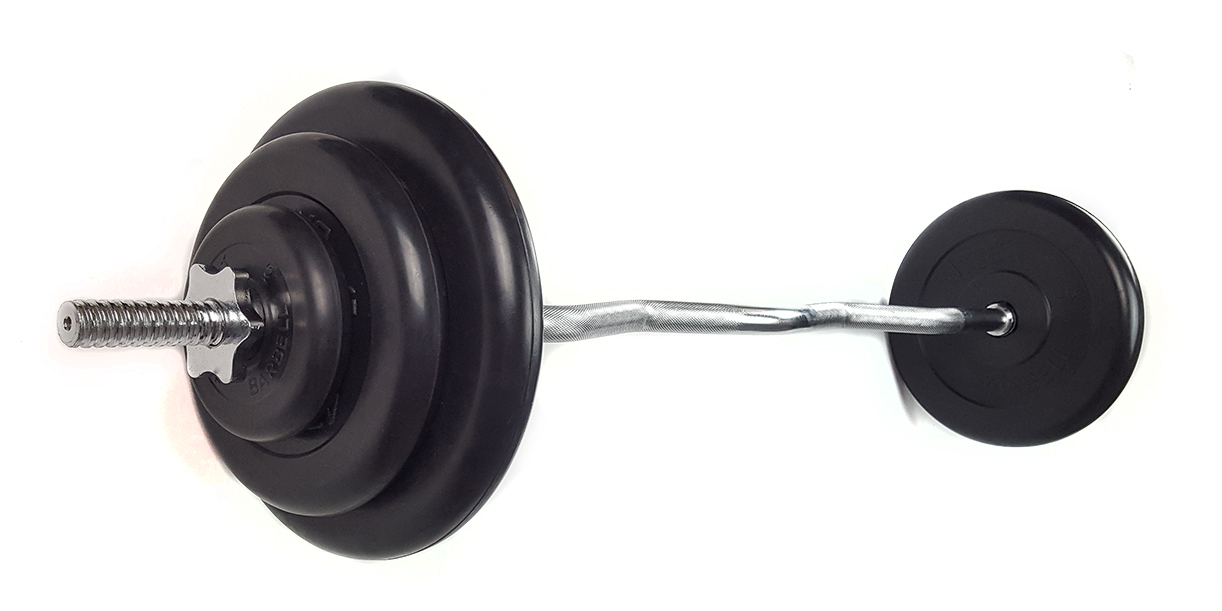 фото Штанга mb barbell, гриф ez-образный 127 см, 40 кг, 25 мм