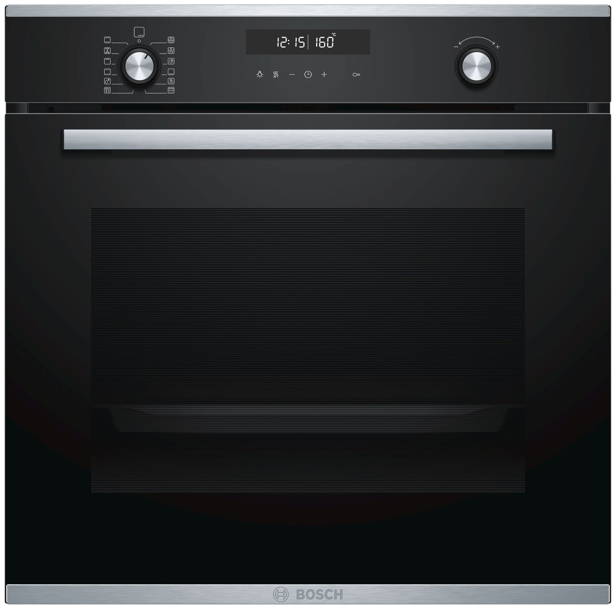 фото Встраиваемый электрический духовой шкаф bosch hbg278es0r black