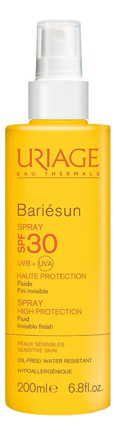 фото Солнцезащитноый спрей spf 30 uriage bariésun 200 мл