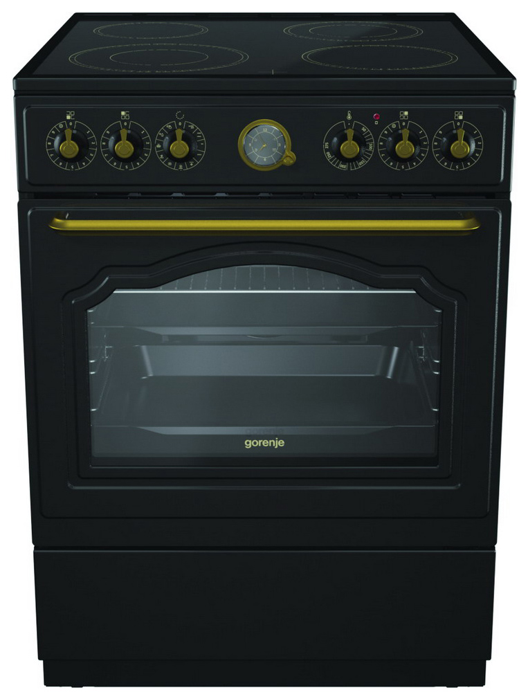 фото Электрическая плита gorenje ec62clb black