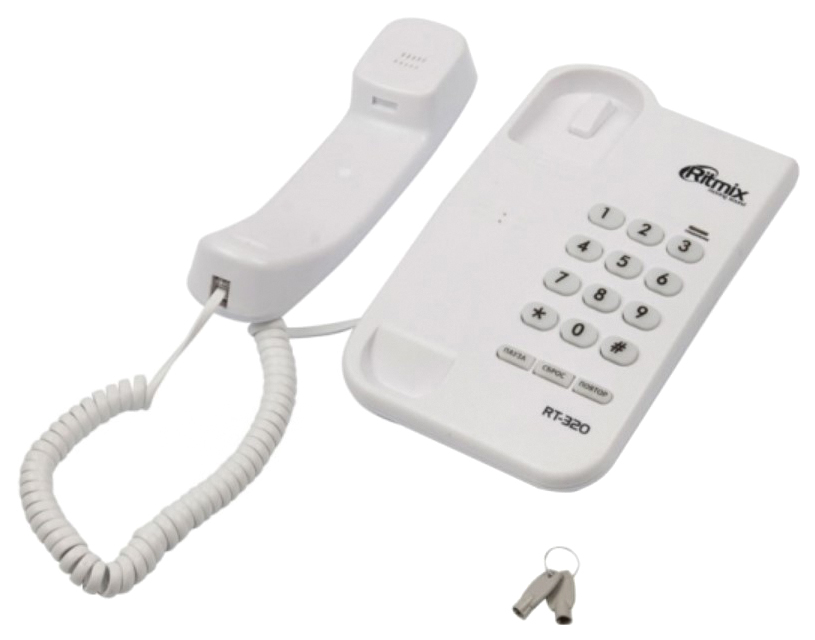 фото Телефон ritmix rt-320 white