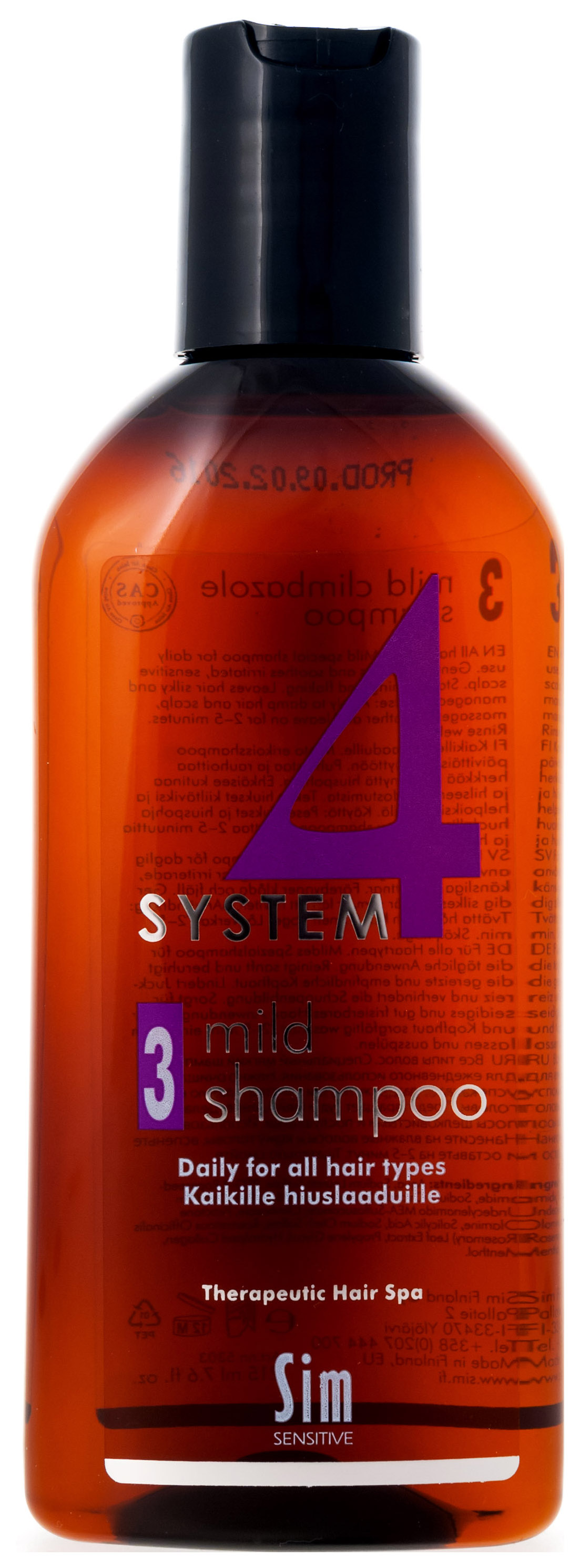 фото Шампунь sim sensitive system 4 therapeutic mild climbazole shampoo 3, 215 мл