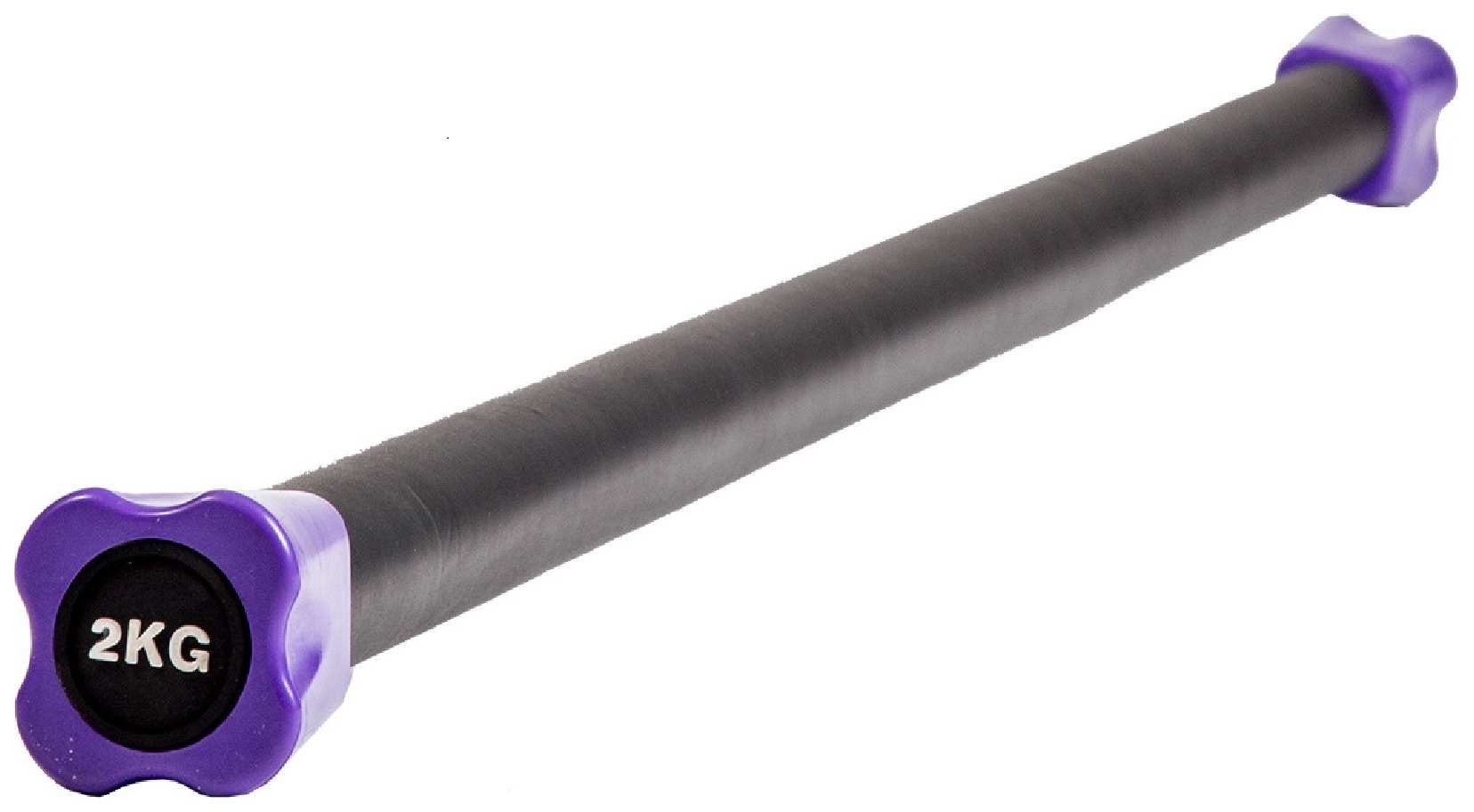 Бодибар ProfiFit 120 см, black/purple, 2 кг