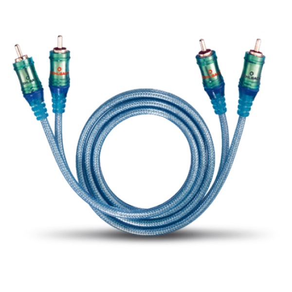 фото Кабель oehlbach master connect 2rca - 2rca 2м blue