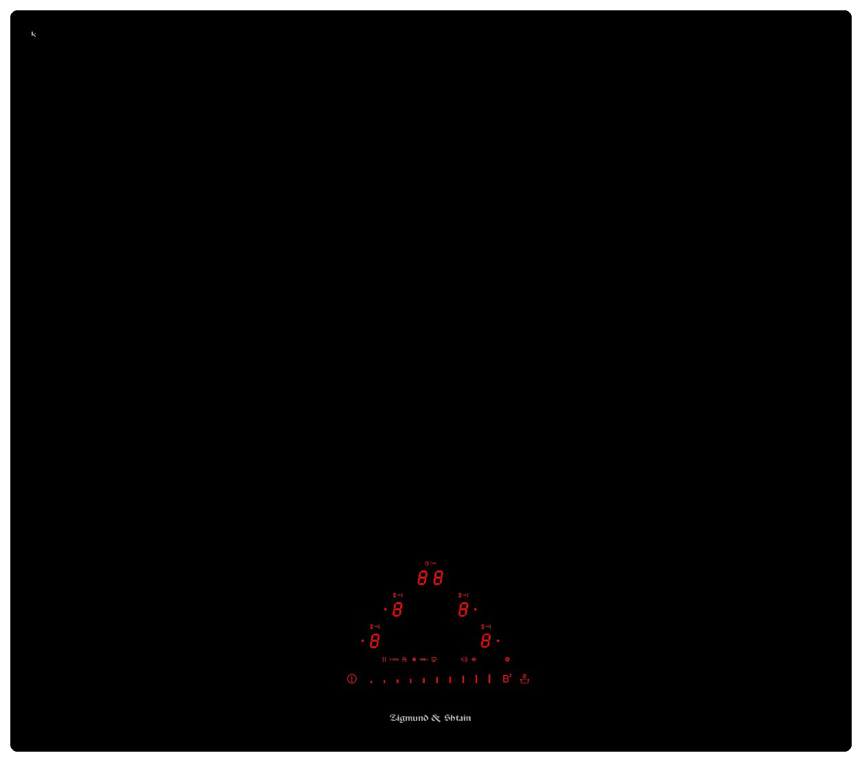 фото Встраиваемая варочная панель индукционная zigmund & shtain cis 331.60 bx black