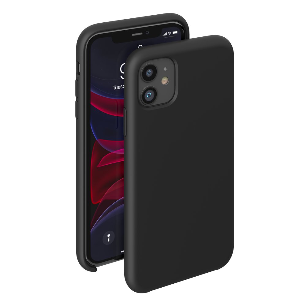 фото Чехол deppa liquid silicone case для apple iphone 11 black