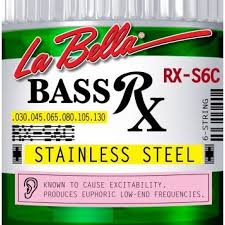 

Струны для бас-гитары LA BELLA RX-S6C