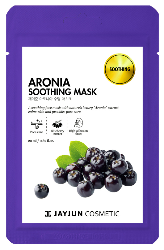 фото Маска для лица jayjun aronia soothing mask 20 мл