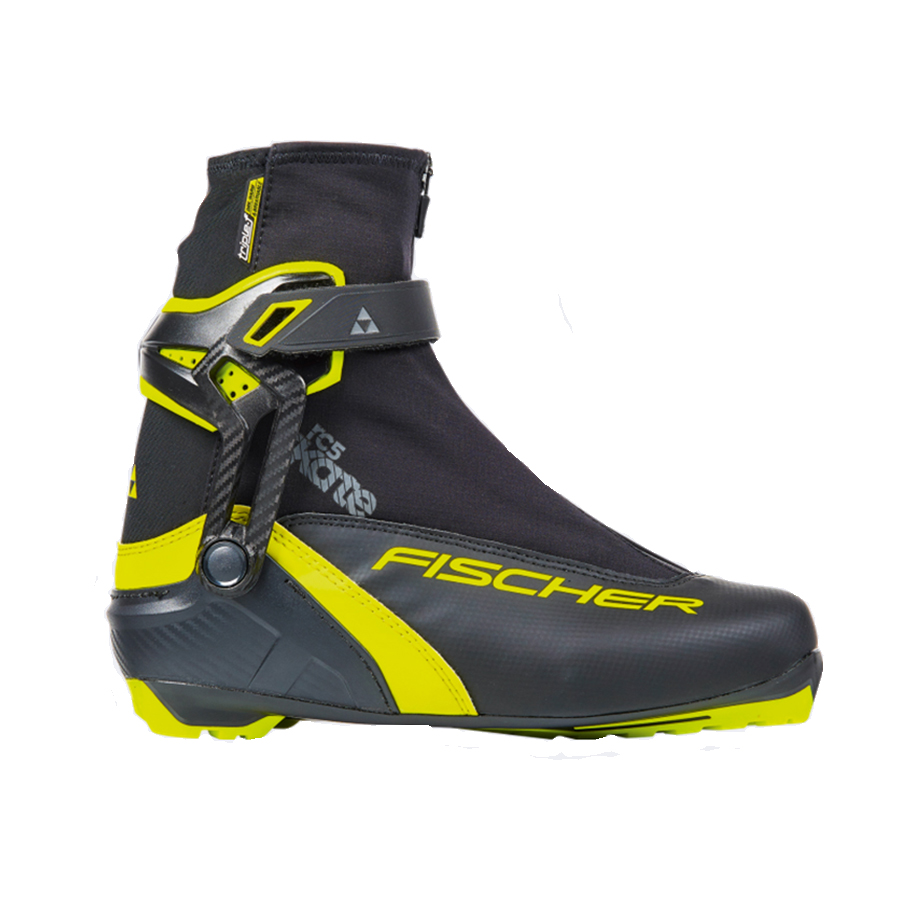 фото Ботинки для беговых лыж fischer rc5 skate nnn 2019, black/yellow, 45