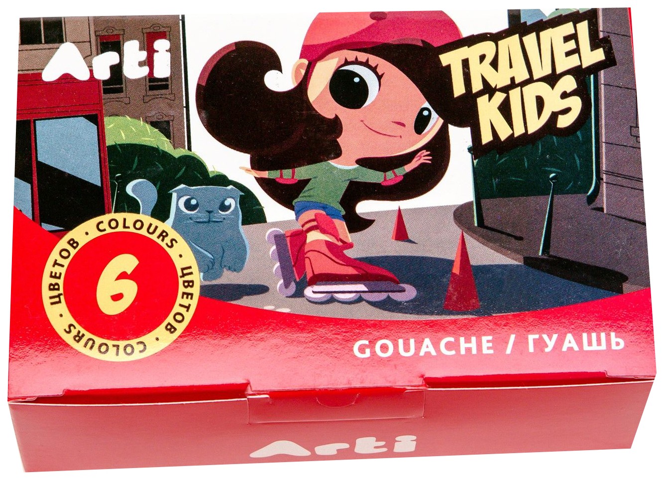 

Гуашь Arti Travel Kids 6 цветов