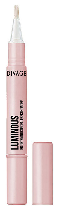 Консилер Divage Brightening Concealer Luminous №02 3 мл real techniques кисть для консилера real techniques brightening concealer brush