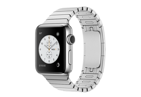 фото Смарт-часы apple watch series 2 38mm stainless steel/silver link bracelet (mnp52ru/a)