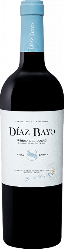 

Вино Diaz Bayo 8 Meses Barrica Ribera del Duero DO Nuestro de Diaz Bayo
