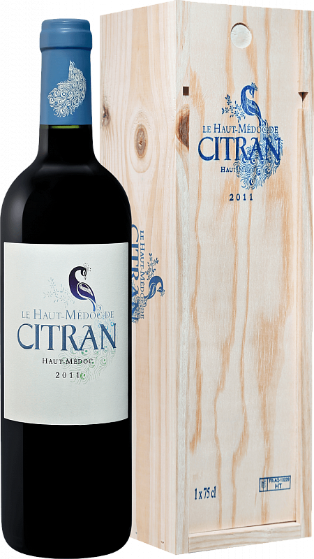 

Вино Le Haut-Medoc De Citran Haut-Medoc AOC Chateau Citran (gift box)