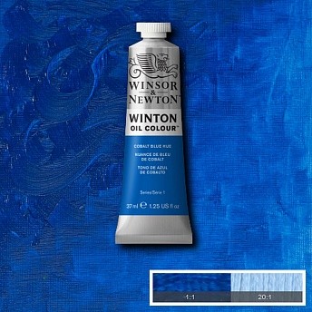 фото Масляная краска winsor&newton winton синий кобальт 37 мл