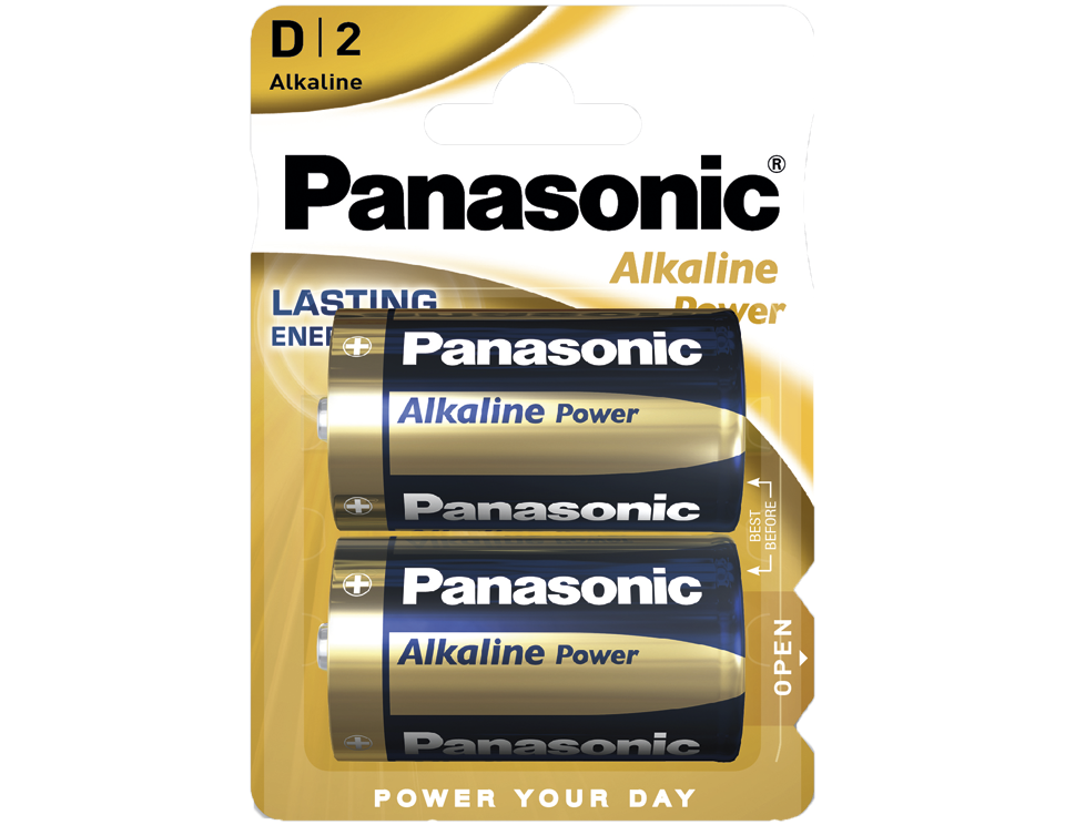 Батарейка Panasonic Alkaline Power LR20REB/2BP 2 шт щелочная батарейка lr03 aaa everyday power standard 1 5в бл 2 panasonic 5410853024750