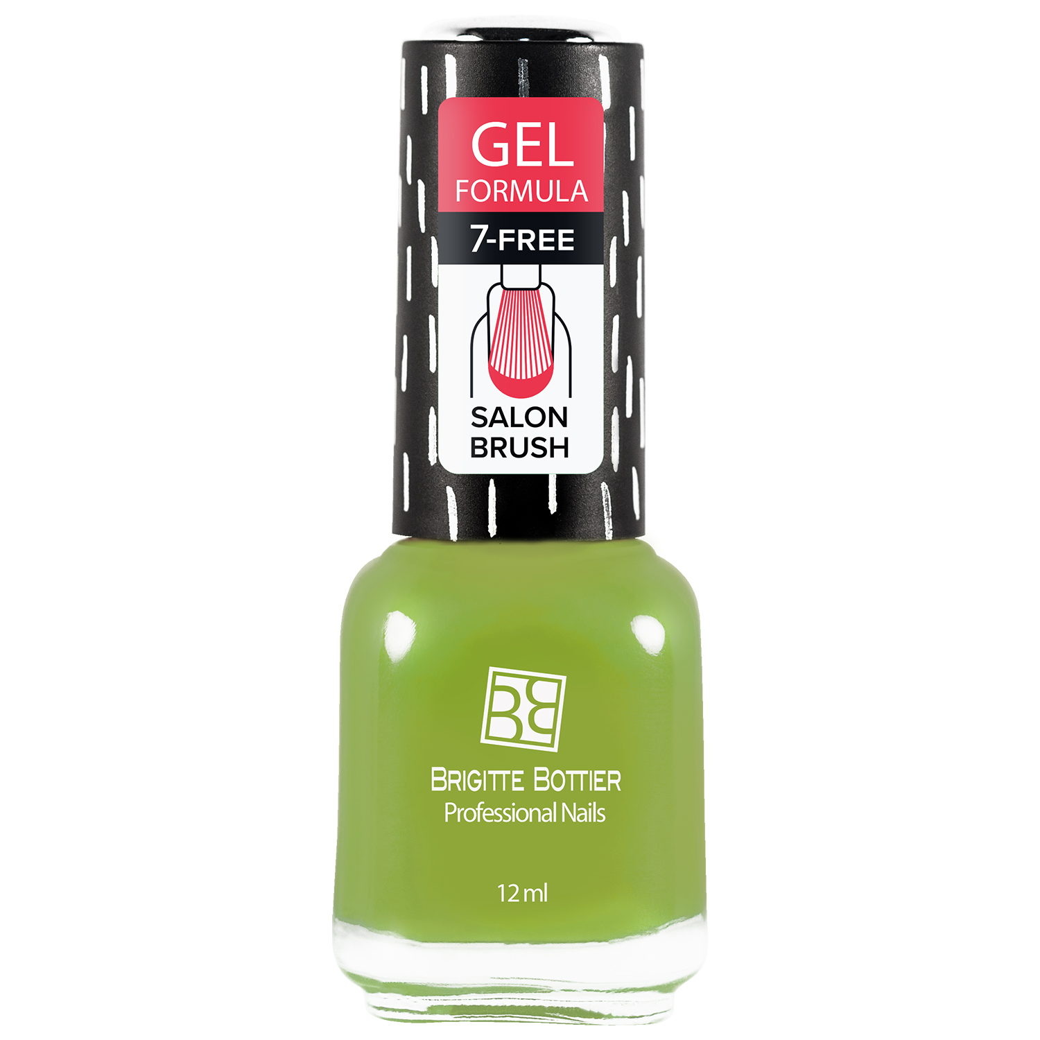 

Лак с гелевым эффектом Brigitte Bottier Gel Formula тон 62 сочный зеленый, 12 мл