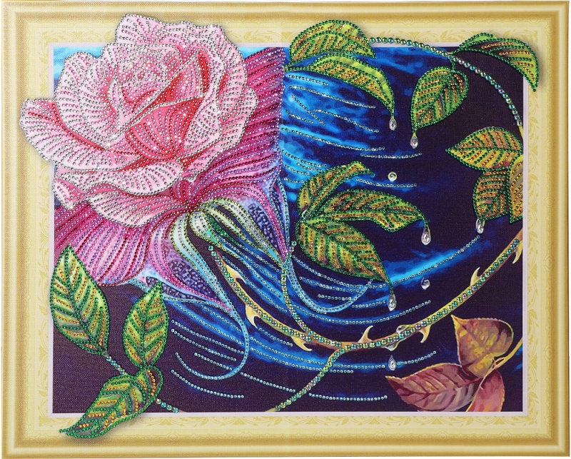 

Алмазная картина Color Kit Чайная роза