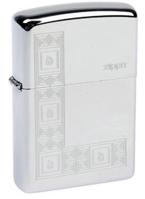

Бензиновая зажигалка Zippo Pattern III 289 High Polish Chrome, Pattern III 289
