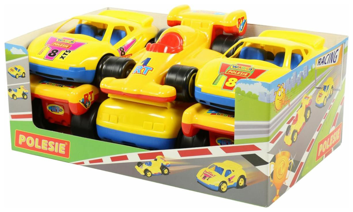 Игрушка пластмассовая Полесье Автомобиль Гоночный игрушка пластмассовая полесье автомобиль гоночный