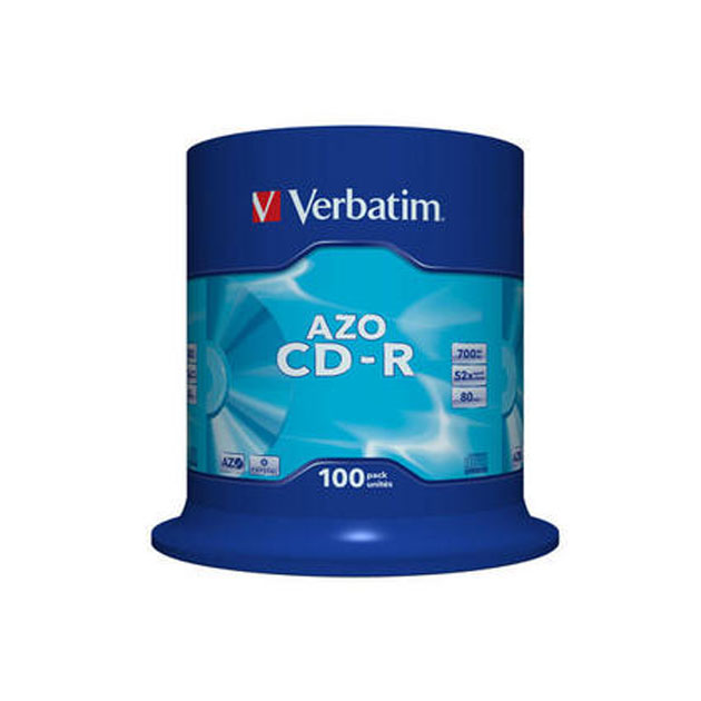 фото Диск cd-r verbatim 700mb 52x (100шт) (43430)