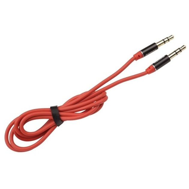 фото Кабель remax 3.5 aux audio cable l100 1 м red