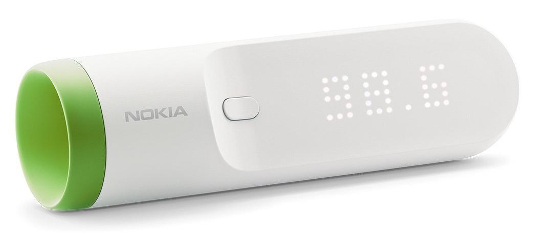 фото Термометр nokia thermo бесконтактный белый