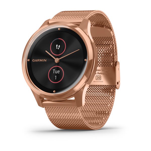 фото Спортивные наручные часы garmin vivomove luxe rose gold