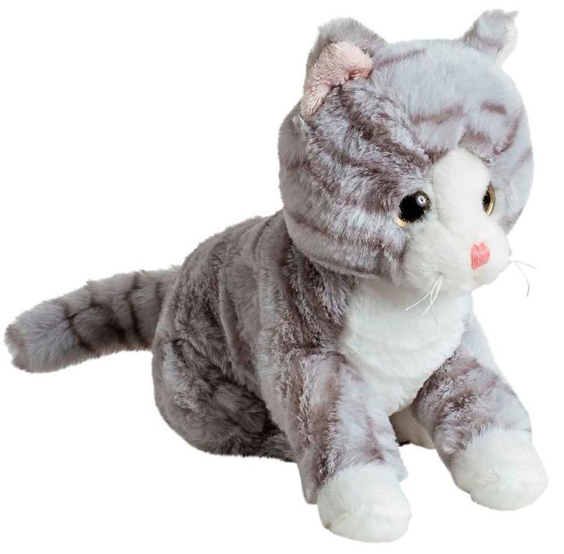 

Мягкая игрушка Molli Кот серый, 20 см