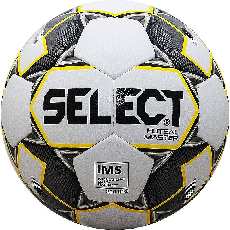 фото Футбольный мяч select futsal master ss18 №4 white/black/yellow