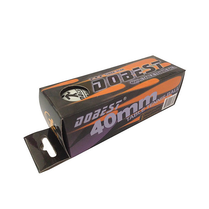 

Мячи для настольного тенниса Dobest BA-01 3*, белый, 3 шт., BA-01