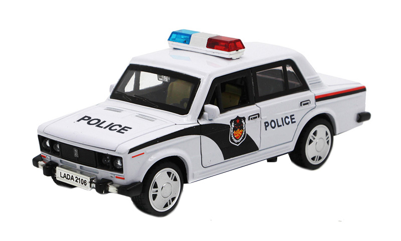 

Набор металлических машинок Shenzhen toys ДПС А51110, Белый