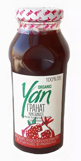 

Сок Yan Organic Гранатовый 250 мл