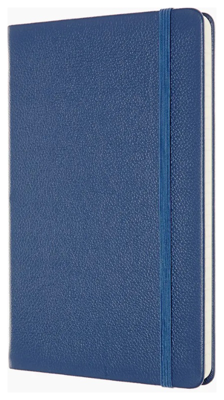 

Блокнот Le Leather Large, 96 листов, в линейку, синий